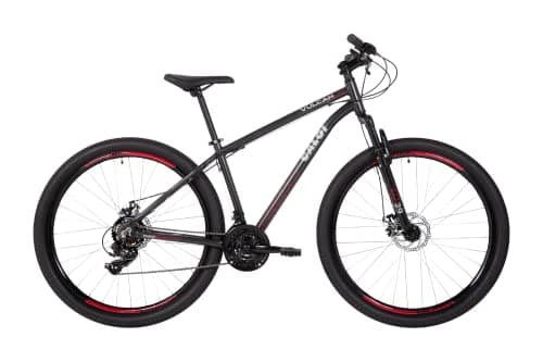 Caloi Bicicleta Vulcan, Aro 29, Tamanho 17, Câmbio Shimano 21 Velocidades, Cinza